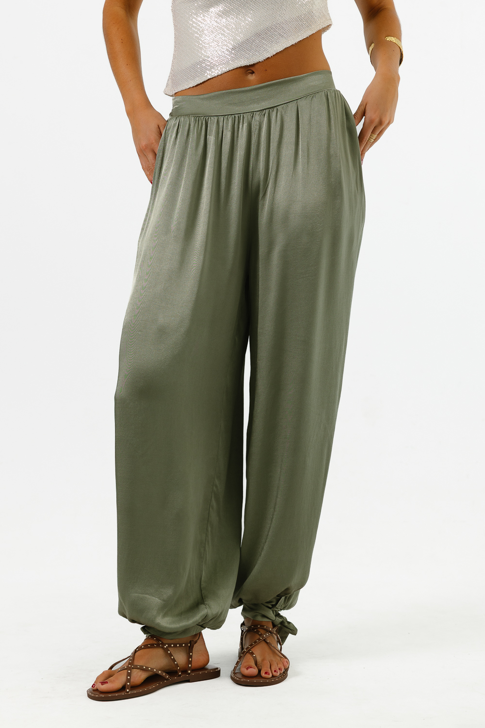 Pantalón Globo Caki