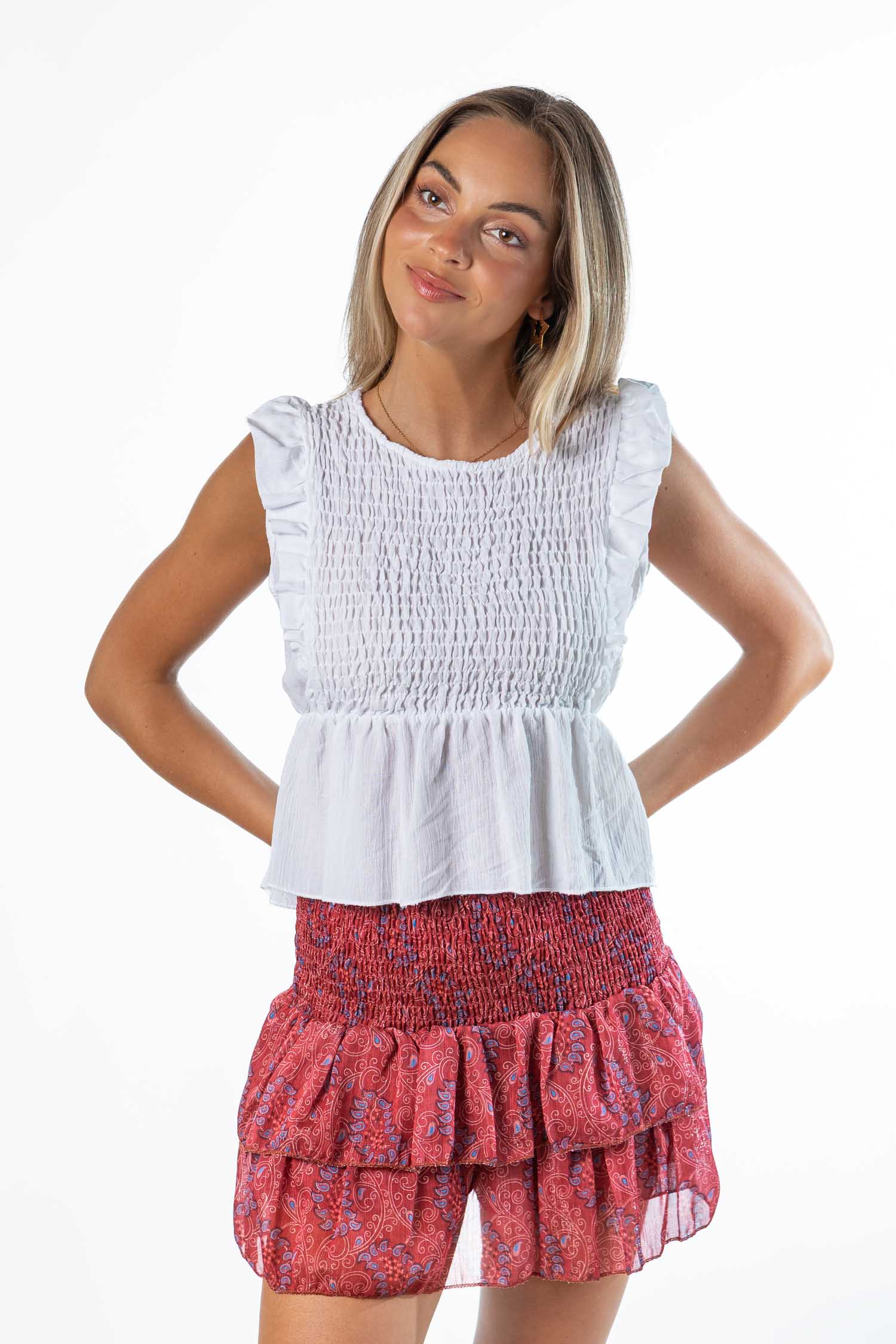 Blusa Sweet Girl Blanco