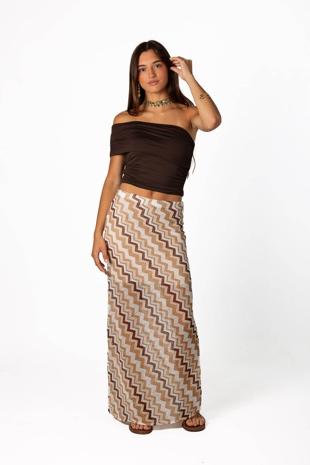 Falda Binibeca Beige