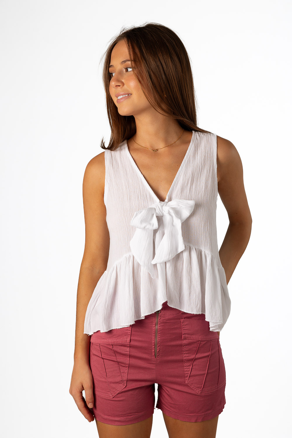 Short Cremallera Bolsillos Blush