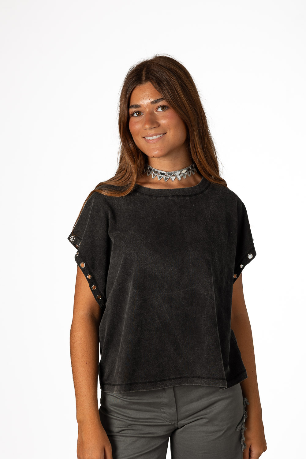 Camiseta Manga Corta Anillas
