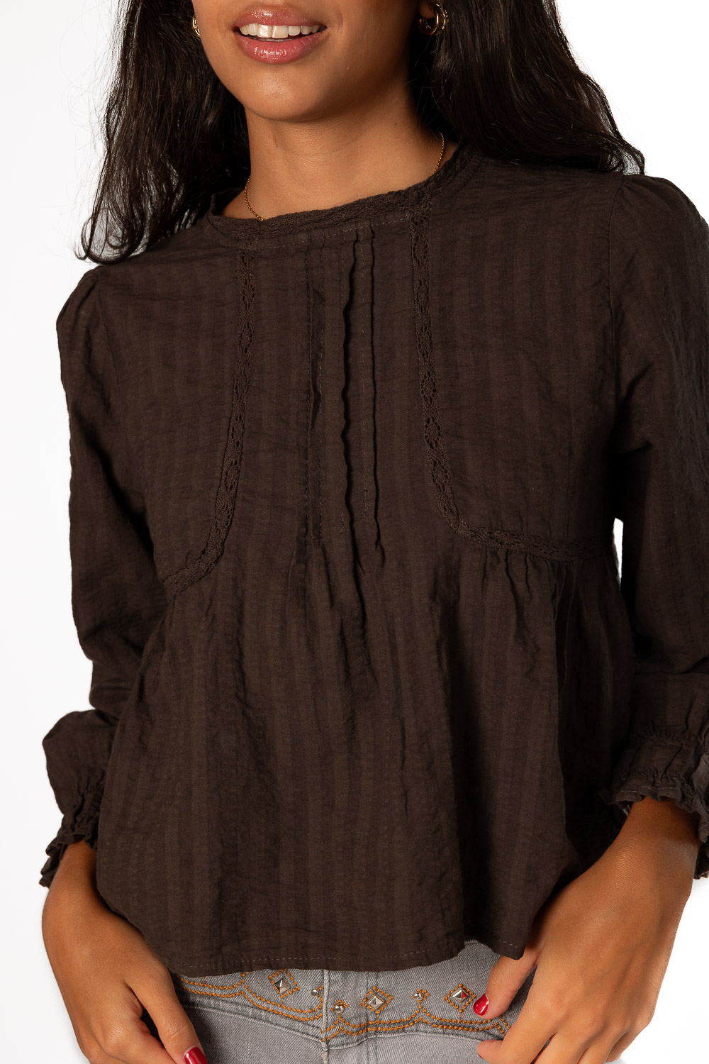 Blusa All Days Marrón