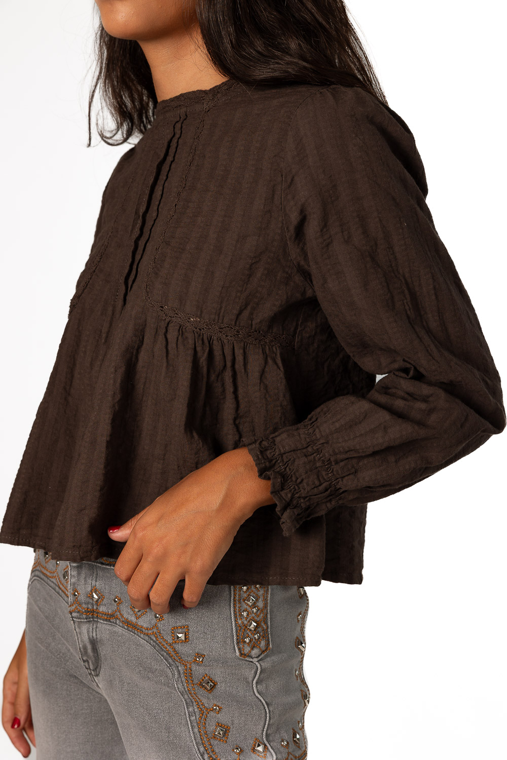 Blusa All Days Marrón