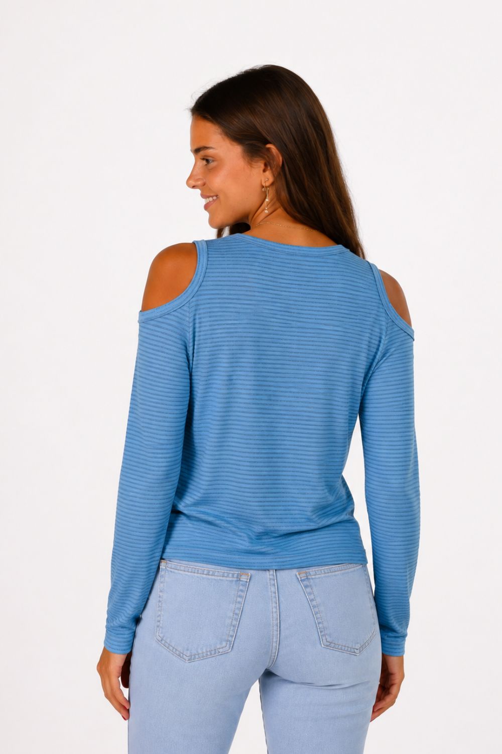Camiseta Aberturas Azul Rayas