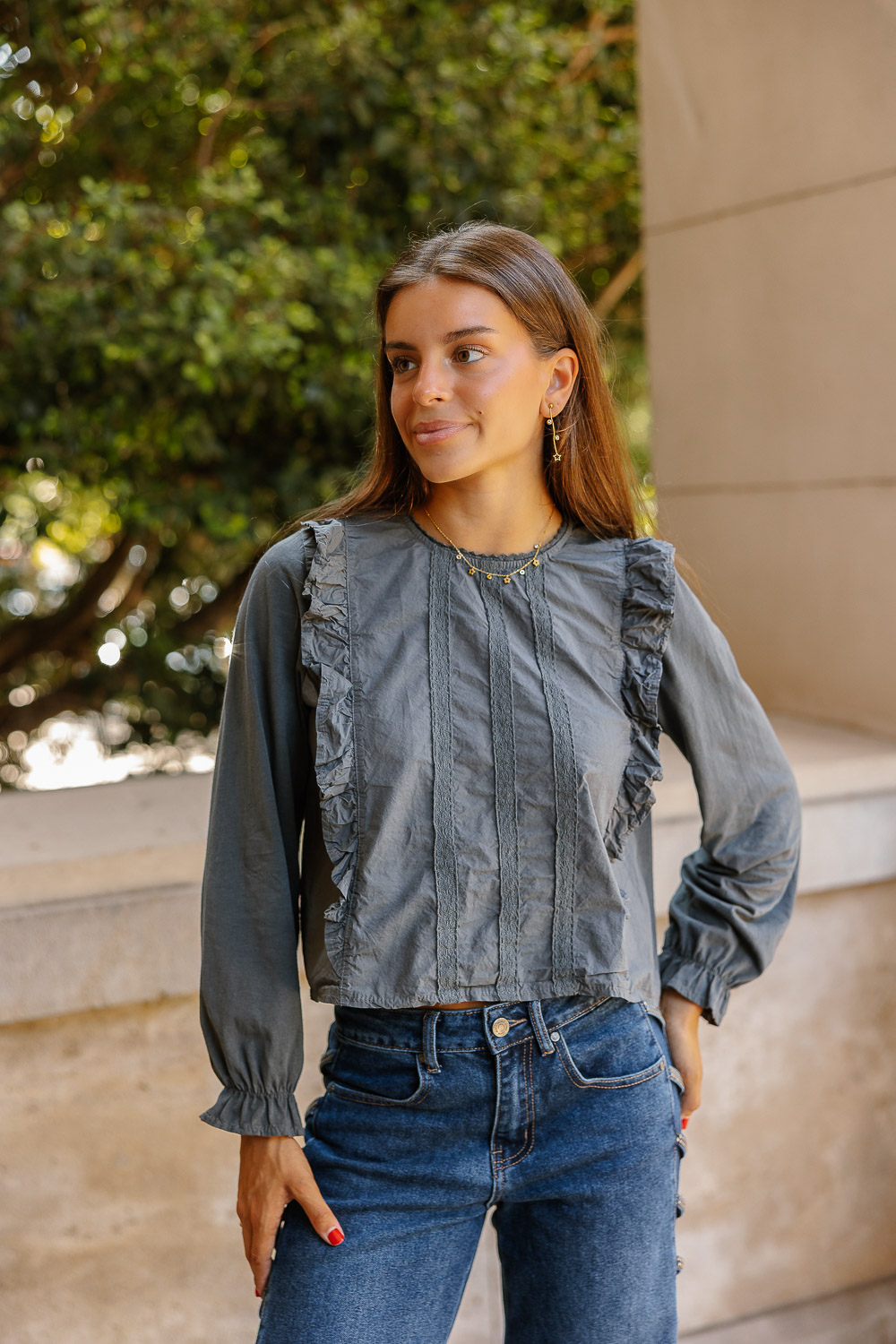 Blusa Mariana Gris