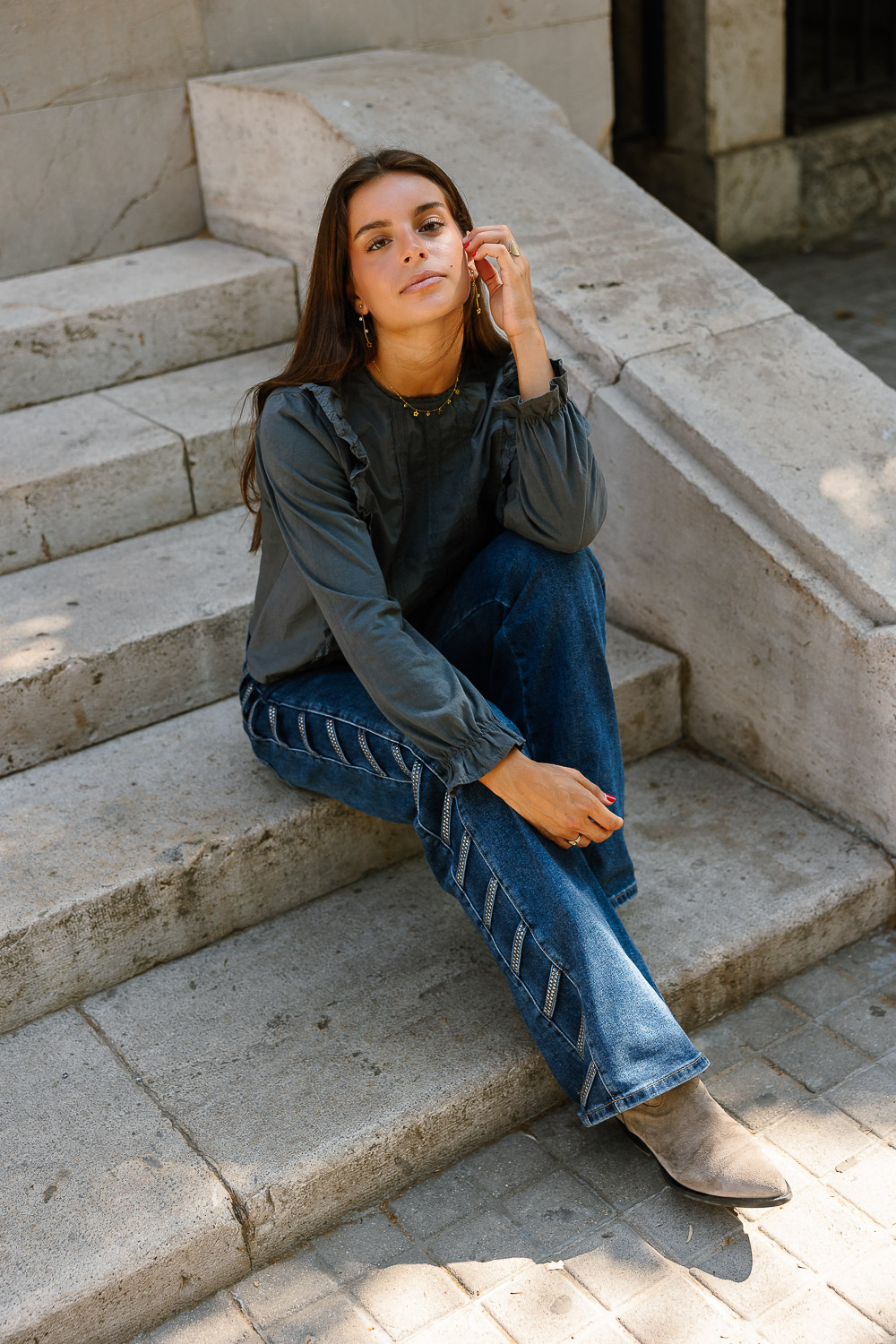 Blusa Mariana Gris
