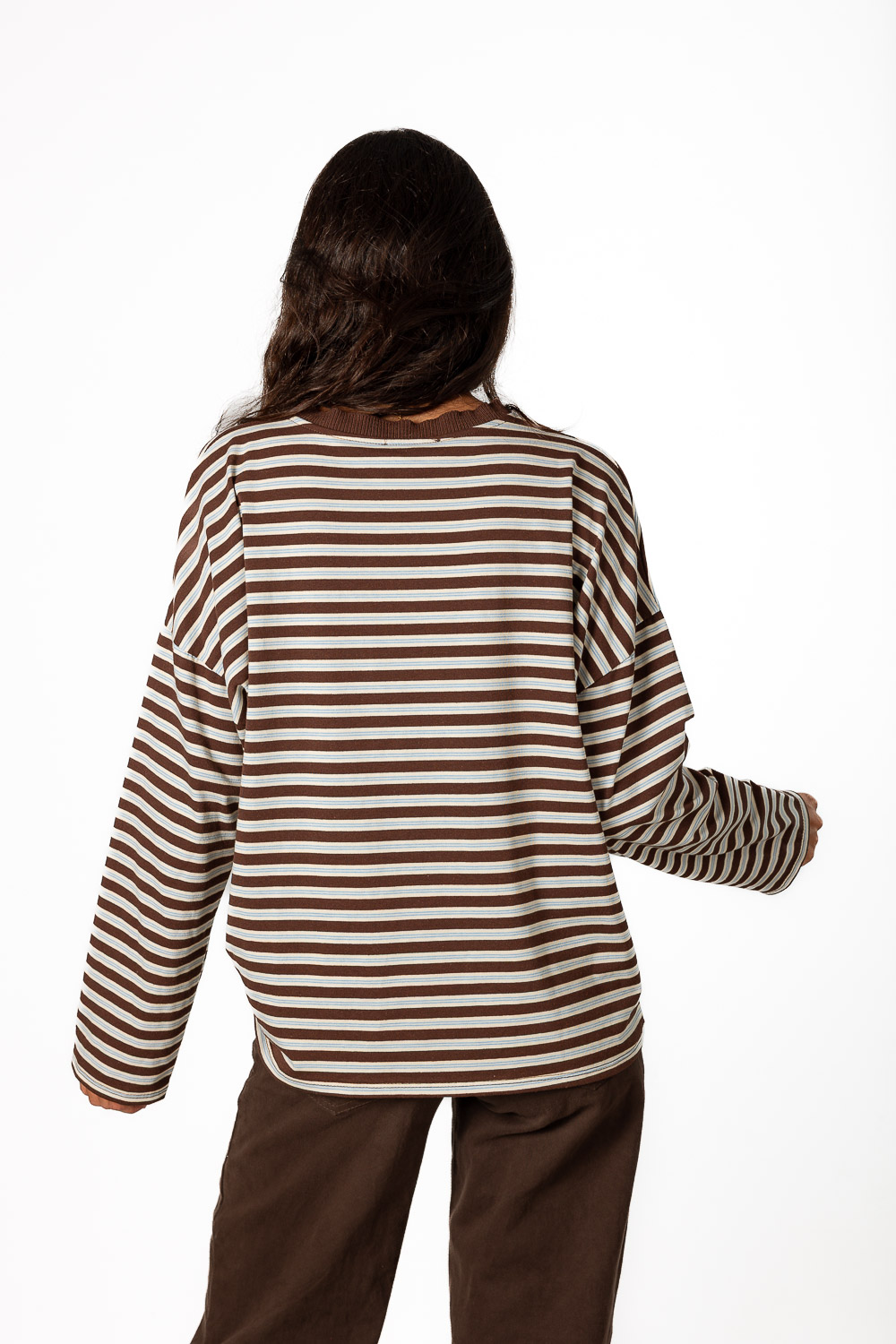 Sudadera Signature Marrón