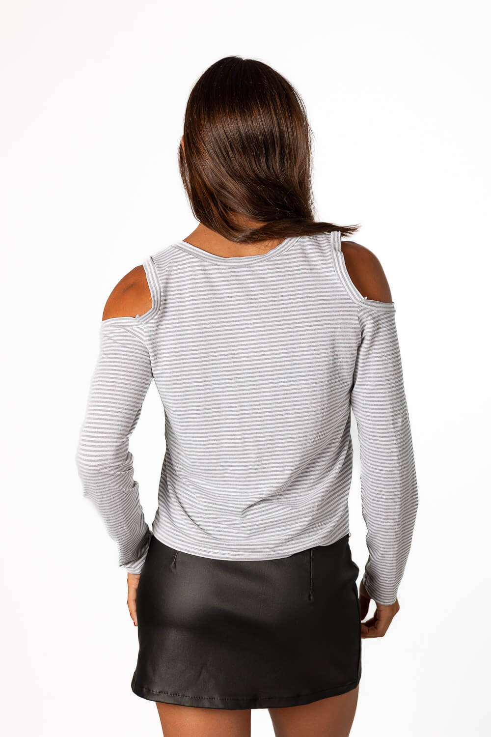 Camiseta Rayas Gris