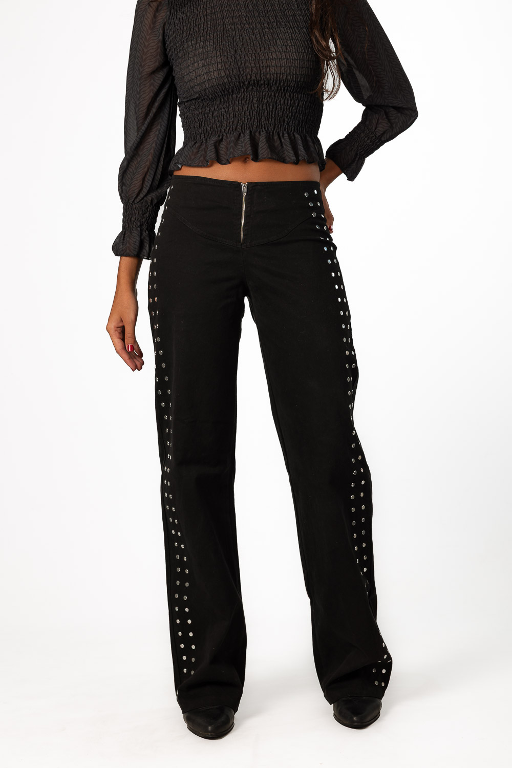 Pantalón Two Lines Negro