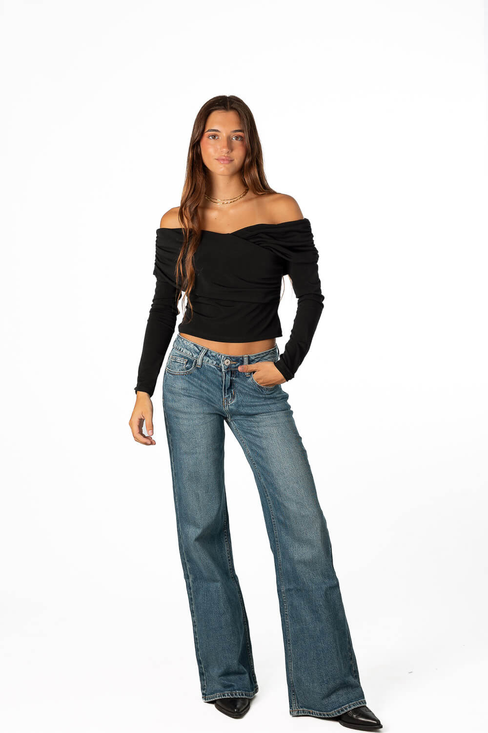 Jeans Strass Alas