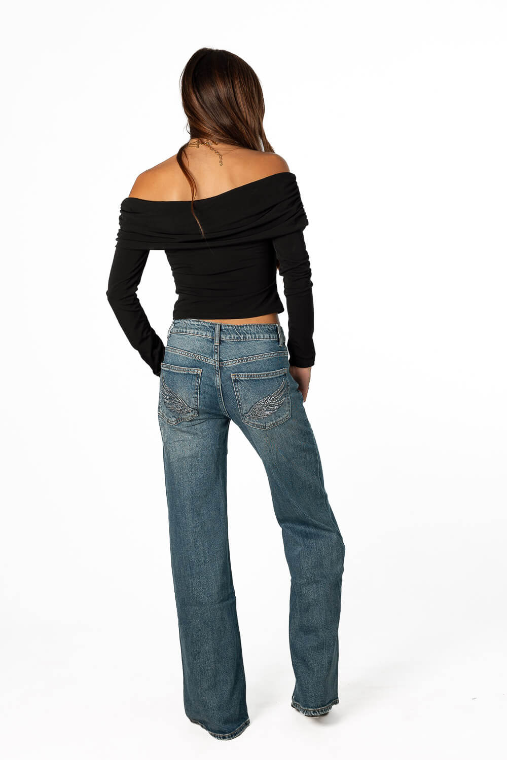 Jeans Strass Alas