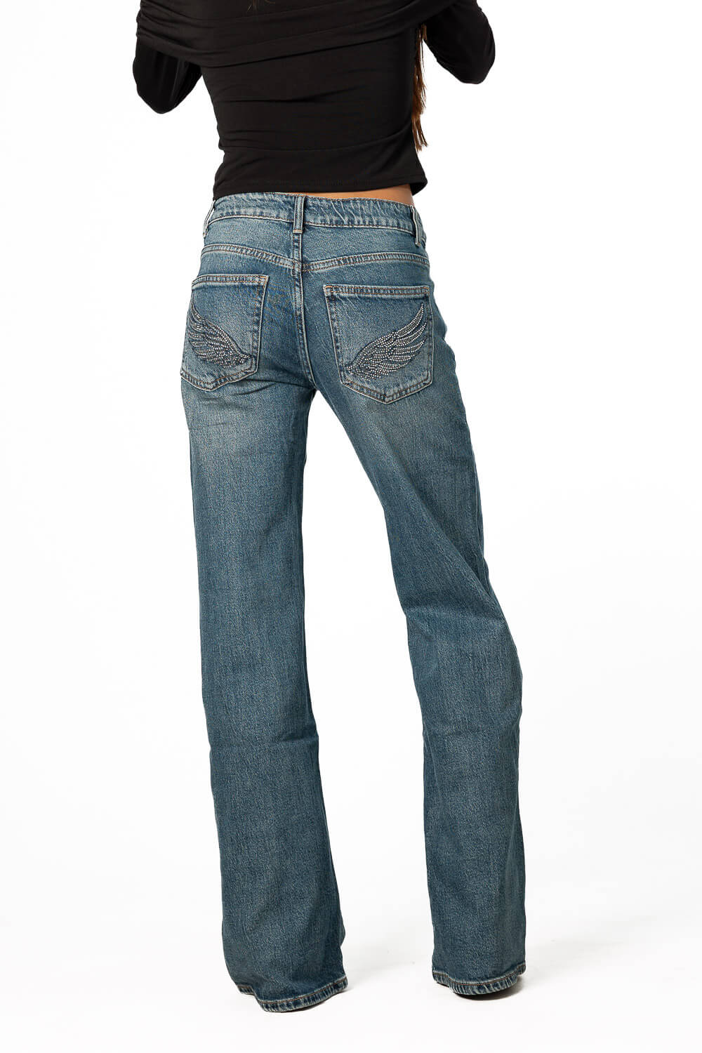 Jeans Strass Alas