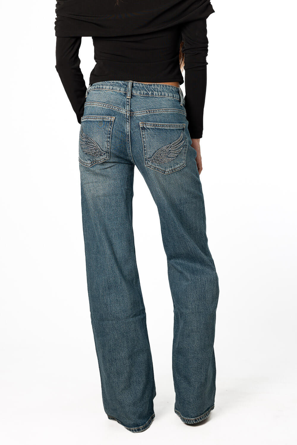 Jeans Strass Alas