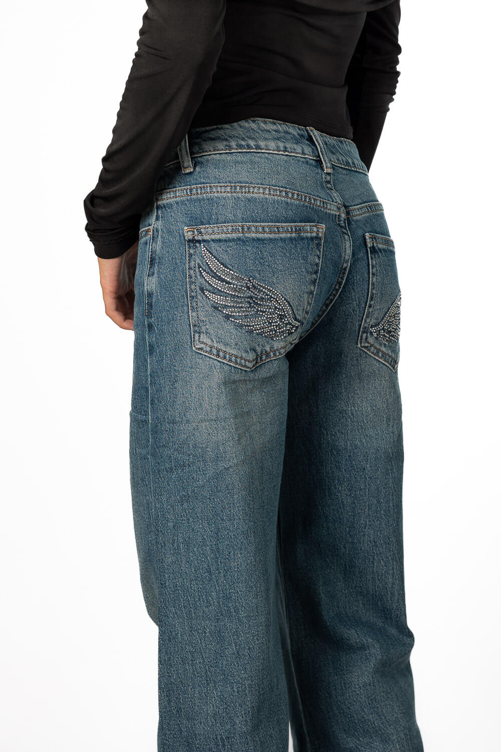 Jeans Strass Alas