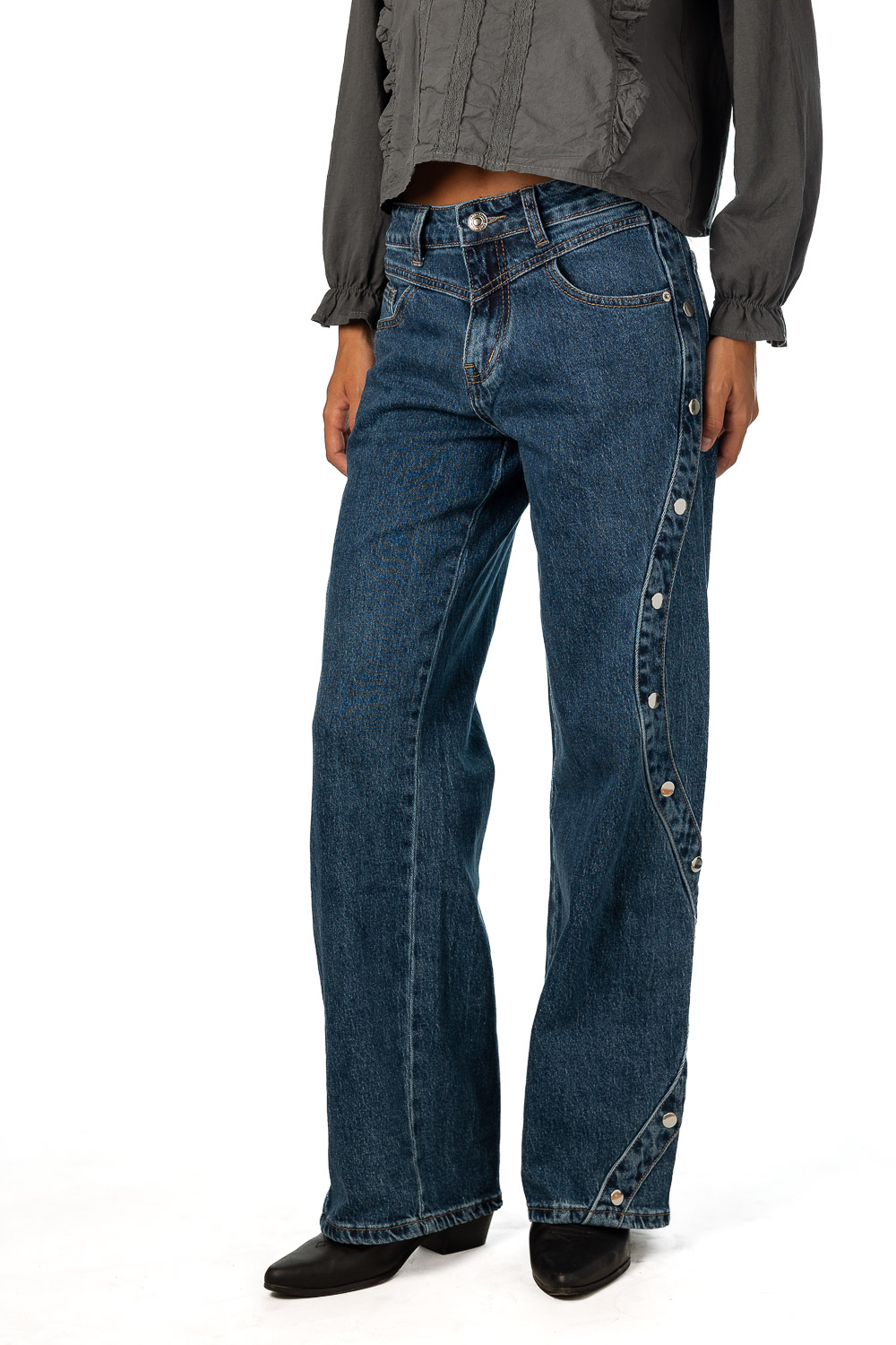 Pantalón vaquero infinity azul