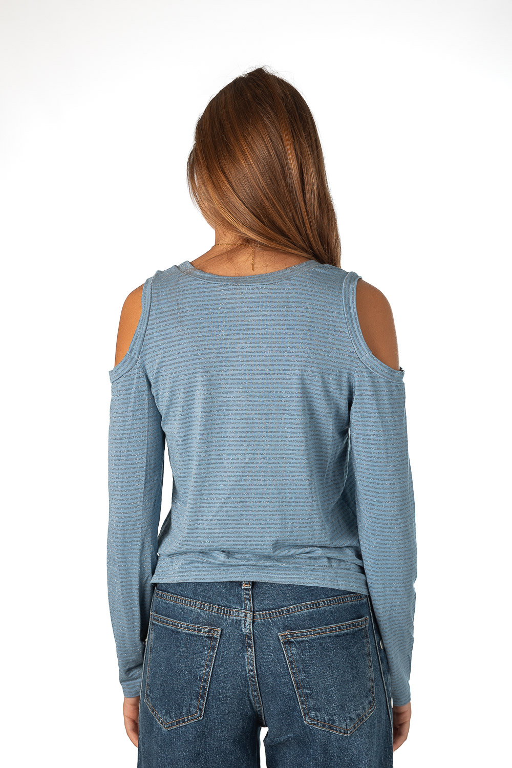 Camiseta Aberturas Rayas Azul
