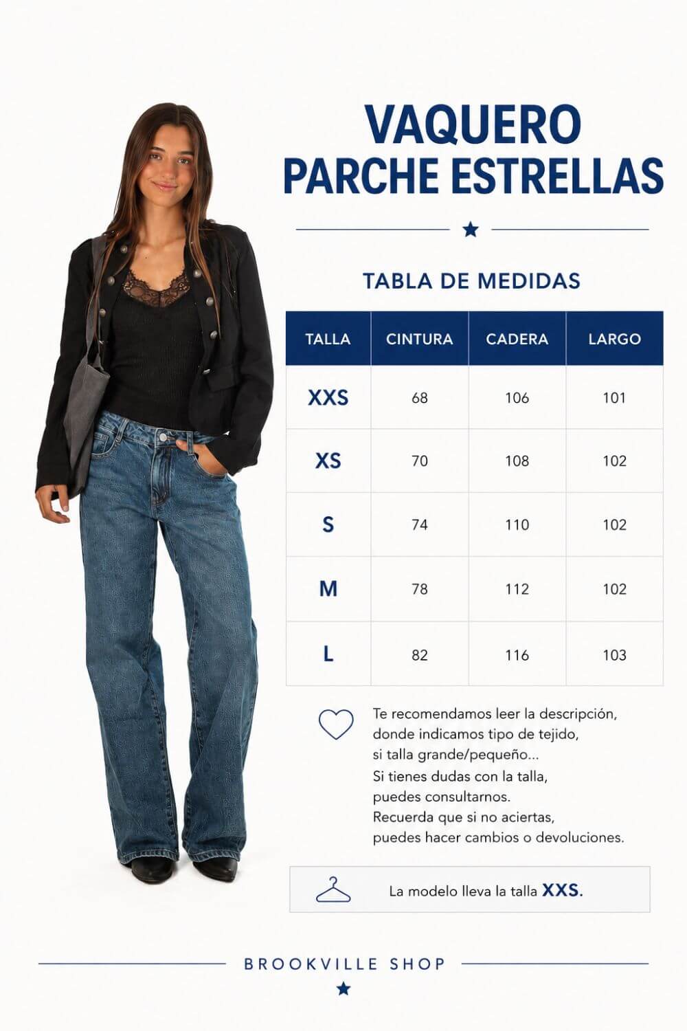 TABLA MEDIDAS VAQUERO PARCHE ESTRELLAS AZUL. jpg
