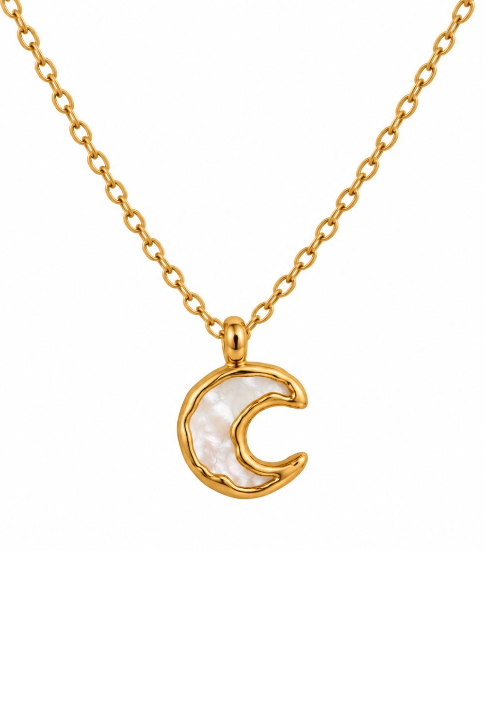 Collar Tiny Moon Dorado