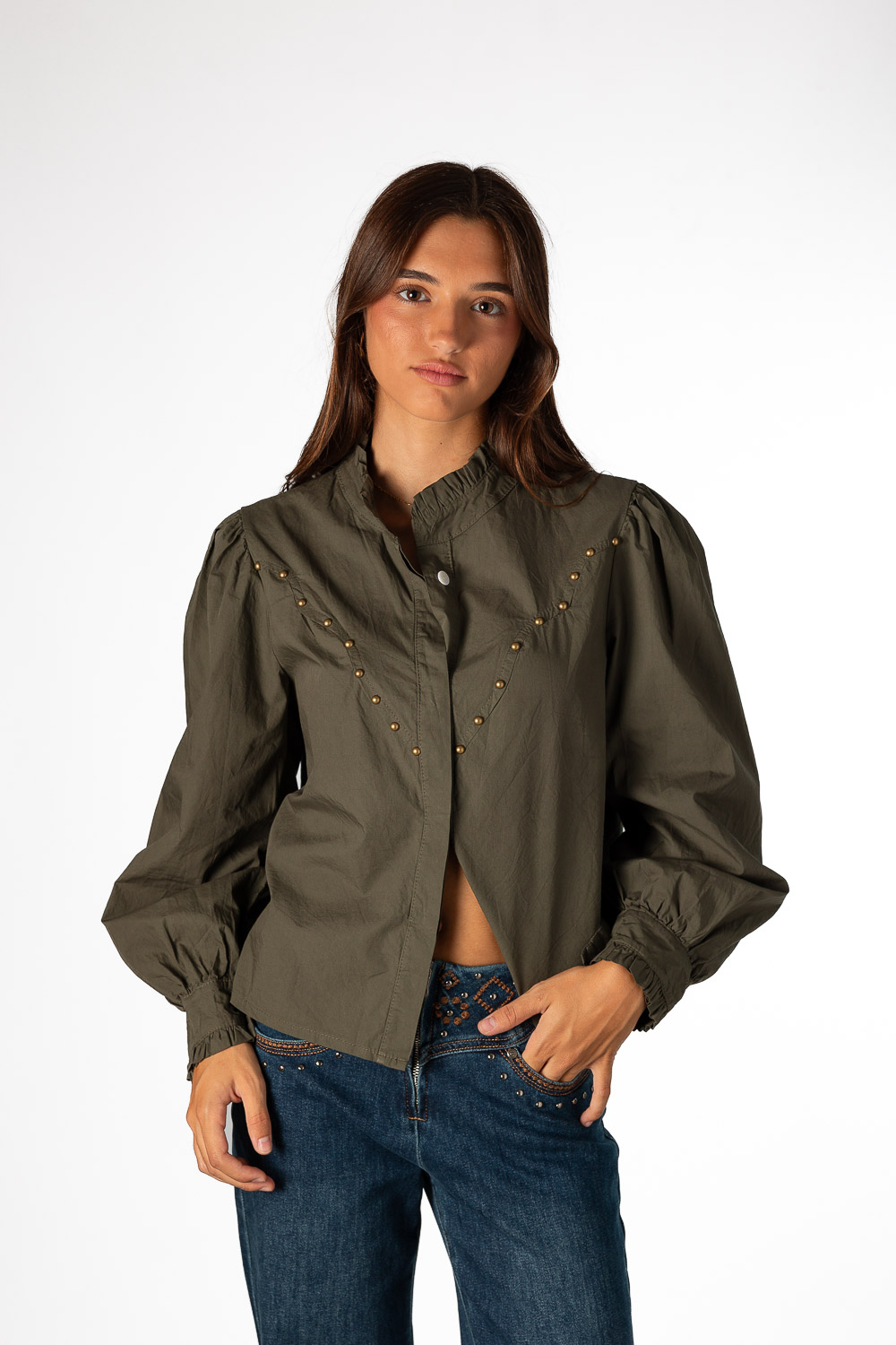 Camisa Dakota Verde Militar