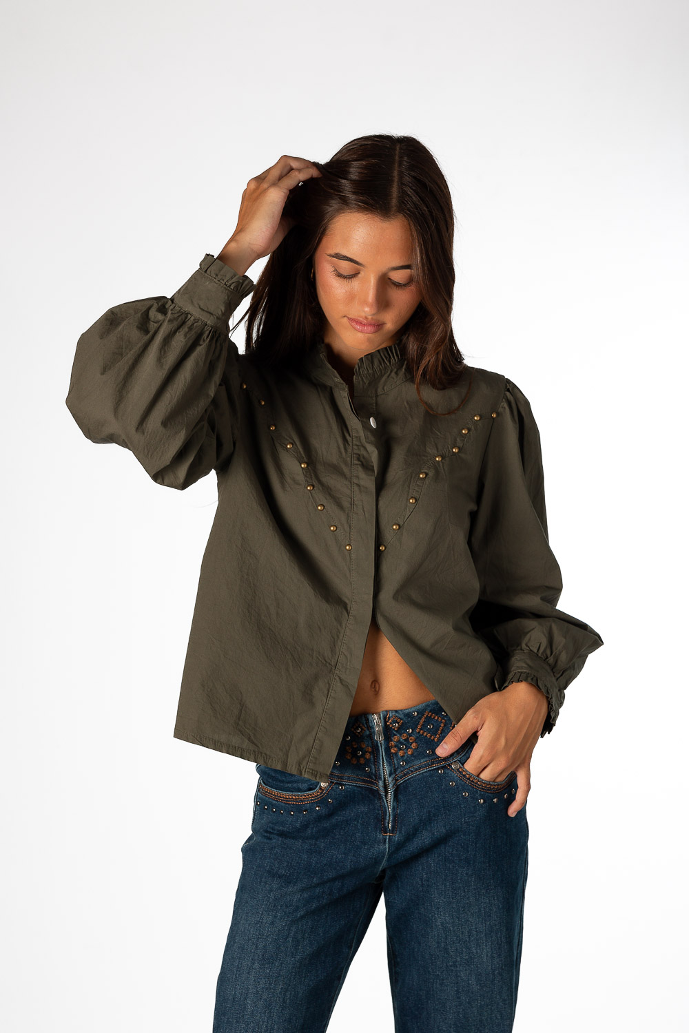 Camisa Dakota Verde Militar