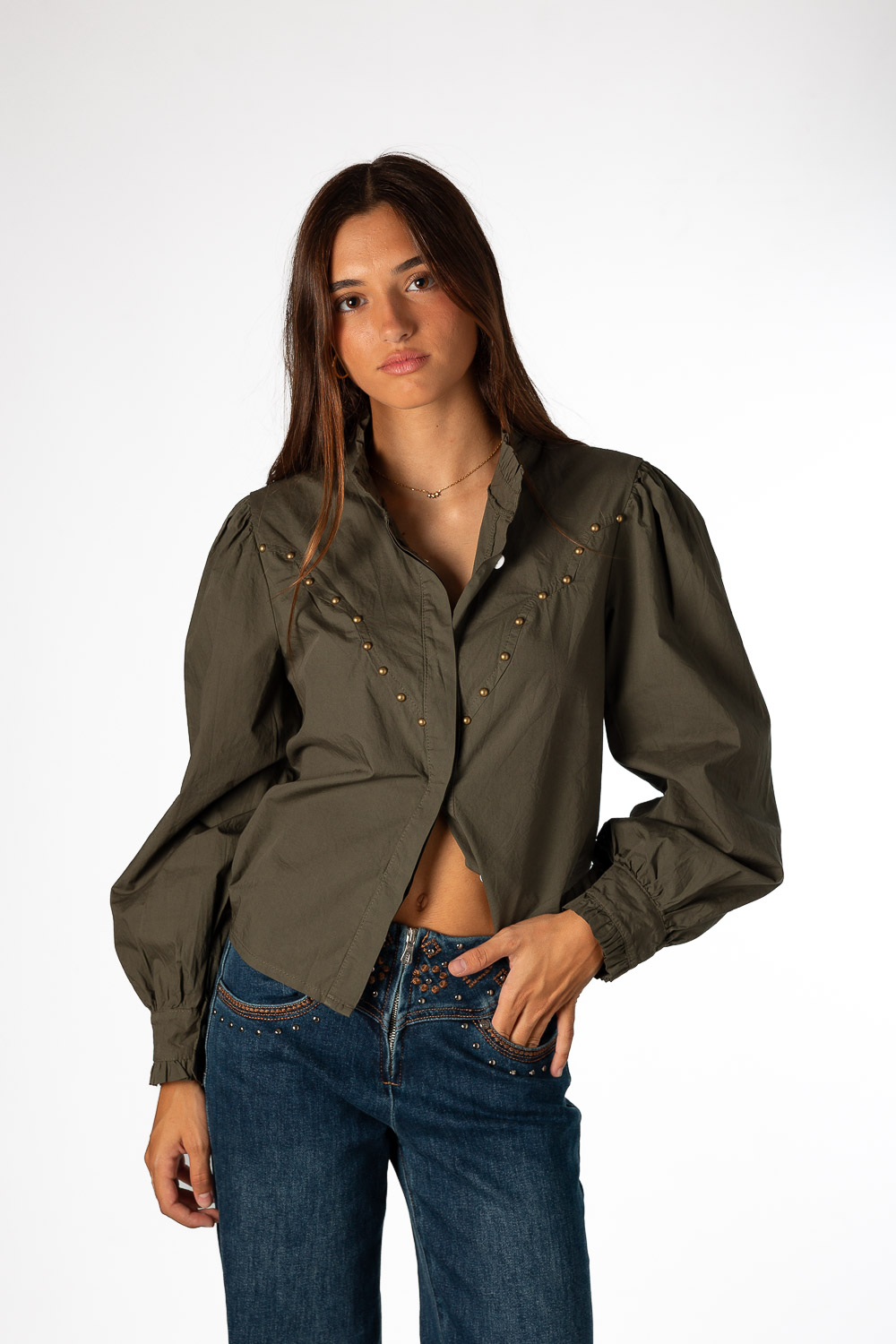 Camisa Dakota Verde Militar