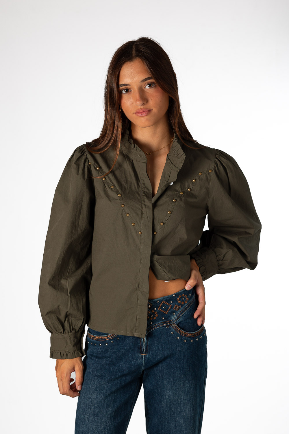 Camisa Dakota Verde Militar