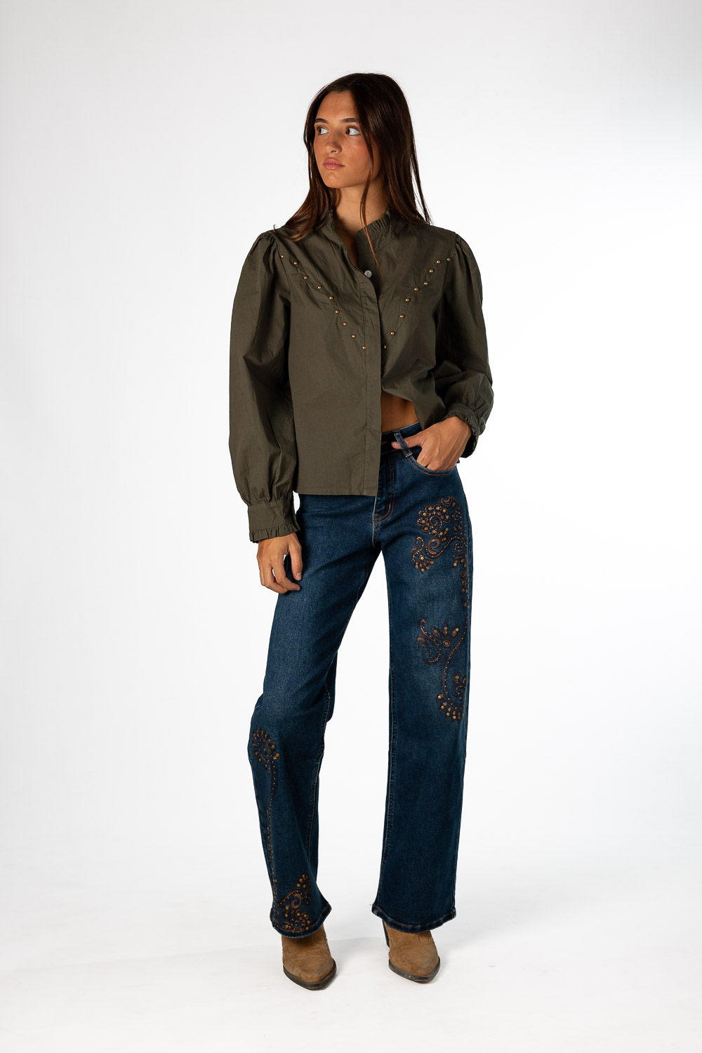 Camisa Dakota Verde Militar