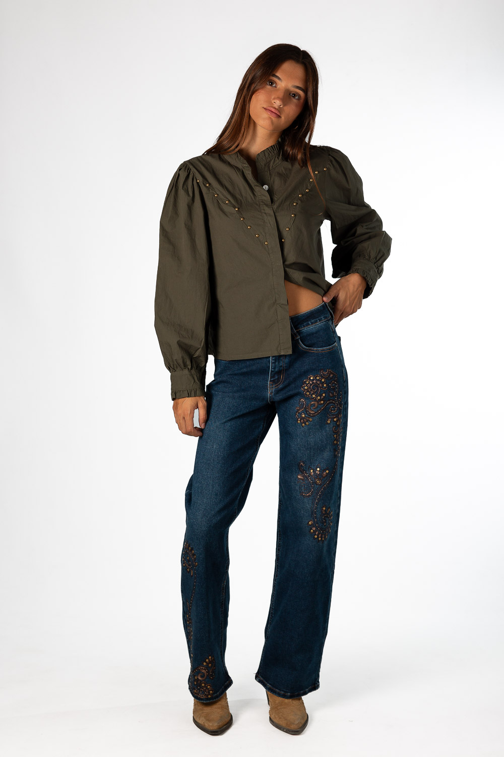 Camisa Dakota Verde Militar
