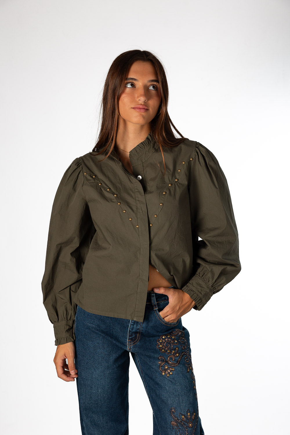 Camisa Dakota Verde Militar