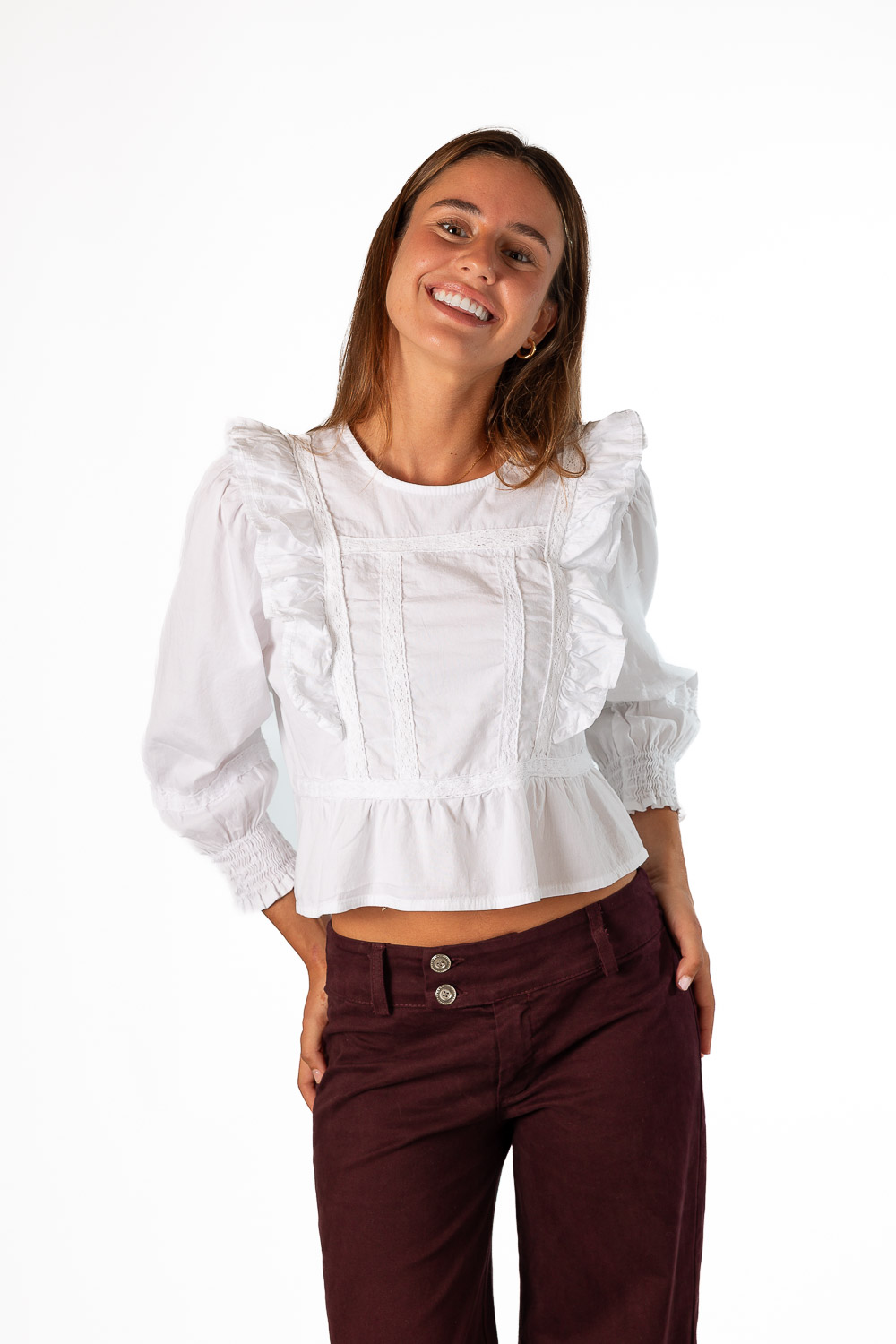 Blusa Wonderland Blanco