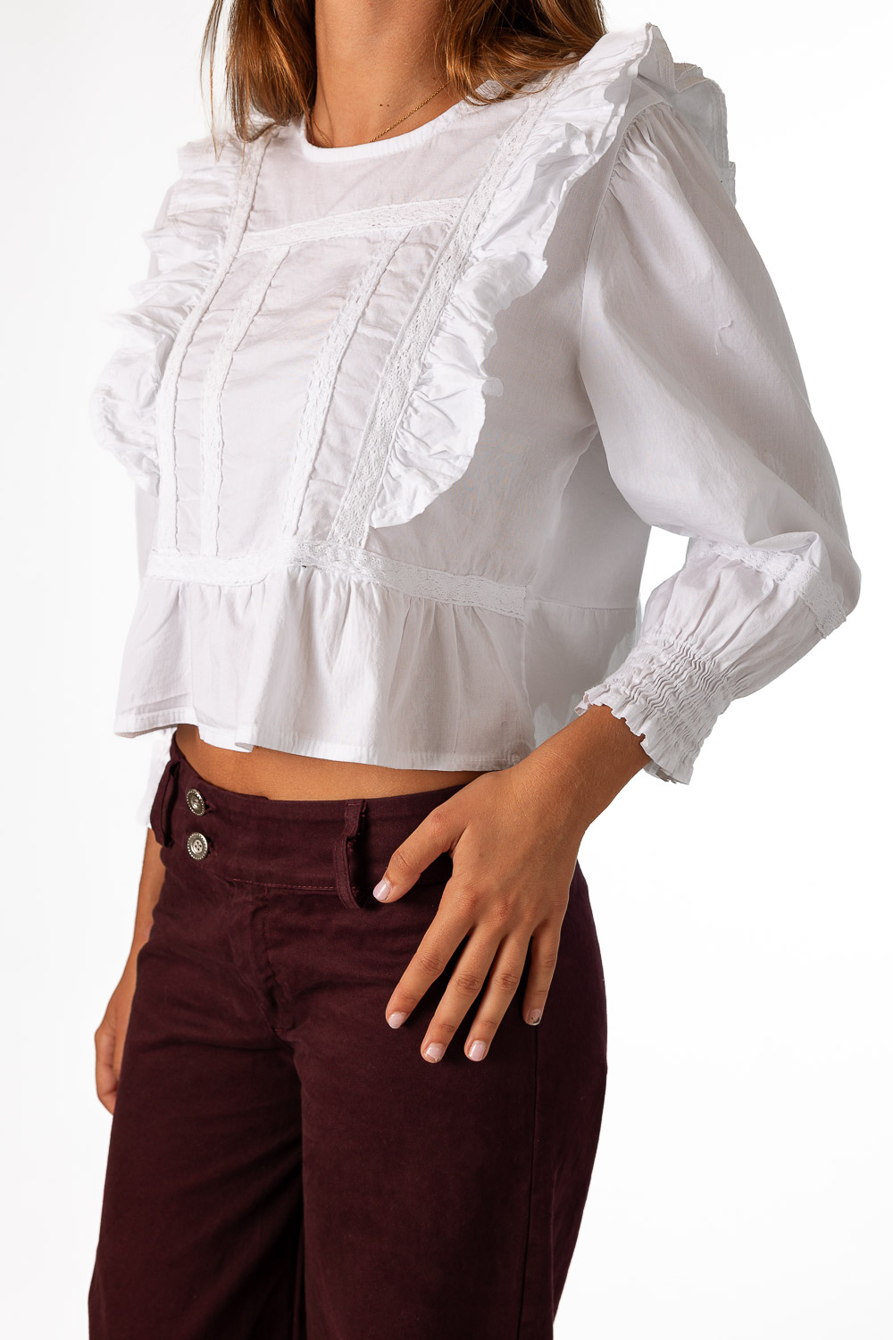 Blusa Wonderland Blanco
