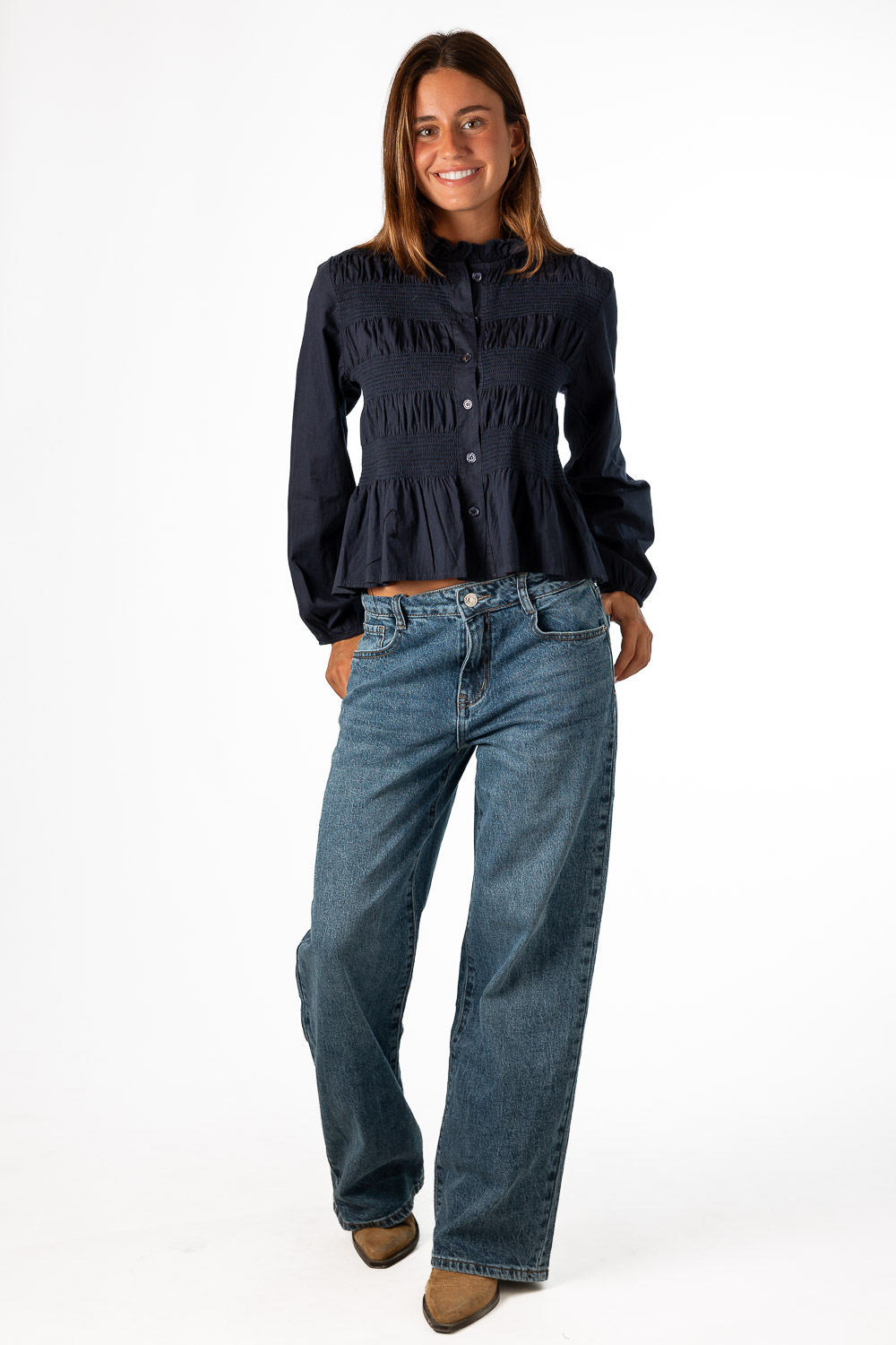 Blusa Marni Azul Marino