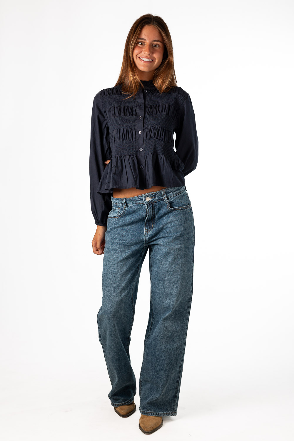 Blusa Marni Azul Marino