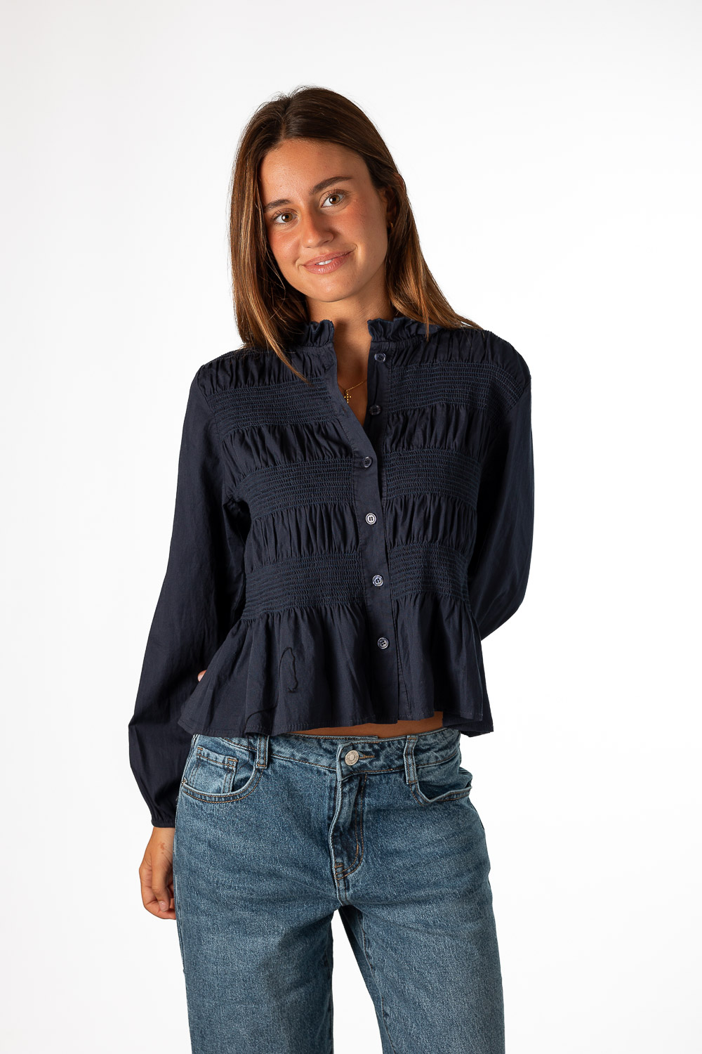 Blusa Marni Azul Marino