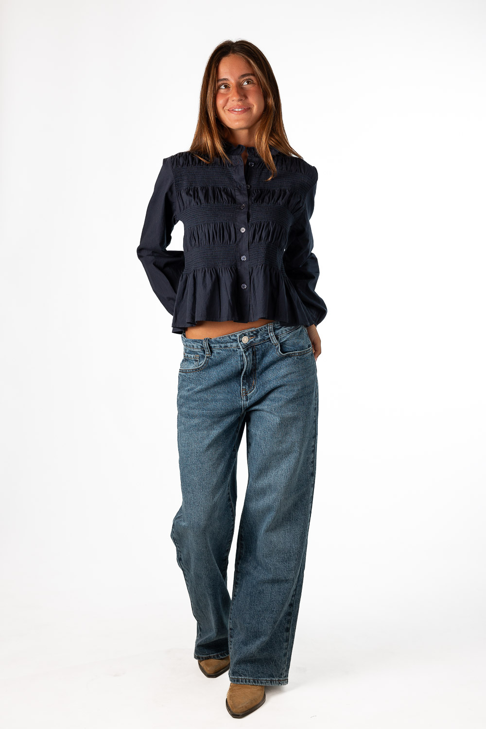 Blusa Marni Azul Marino