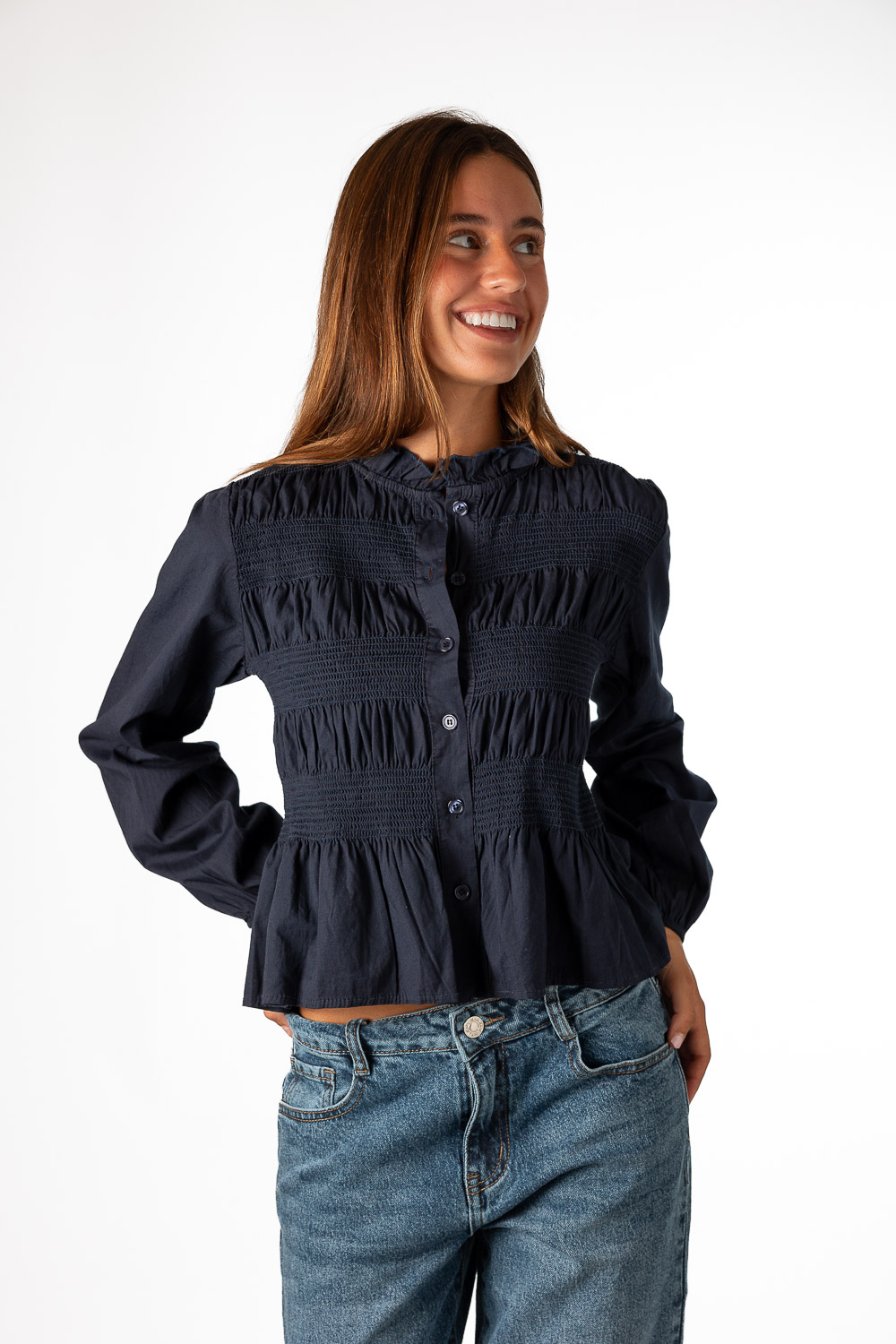 Blusa Marni Azul Marino