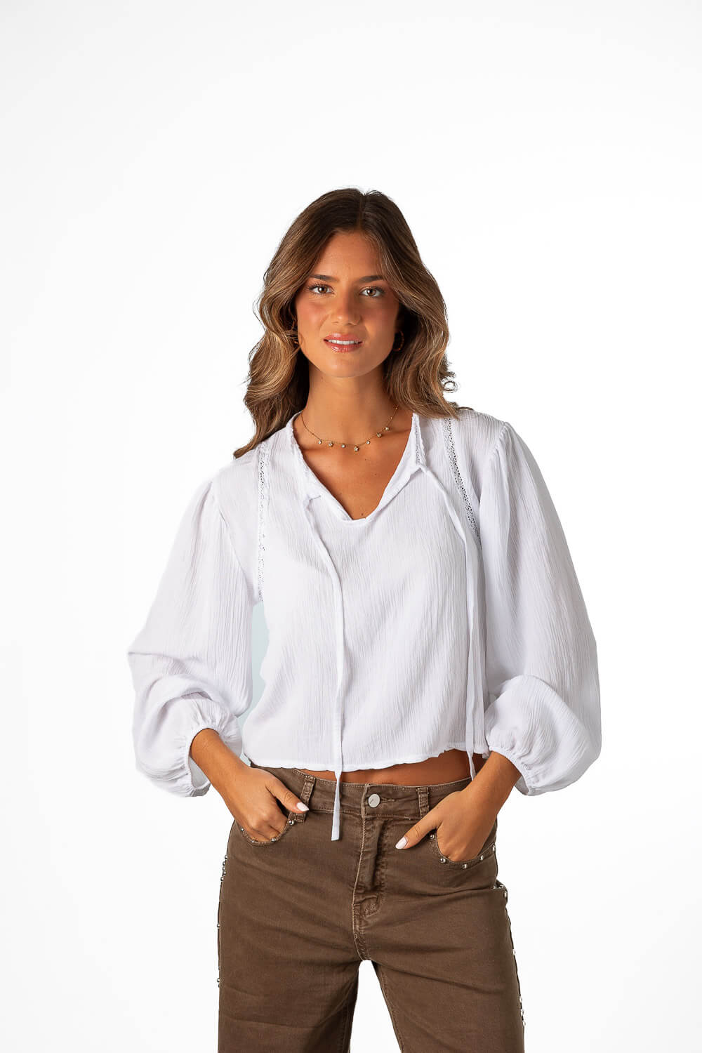 Blusa Ornella Blanco
