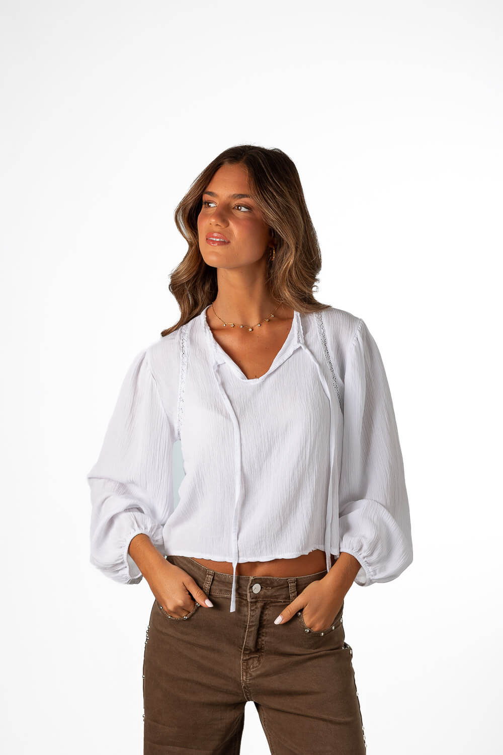 Blusa Ornella Blanco