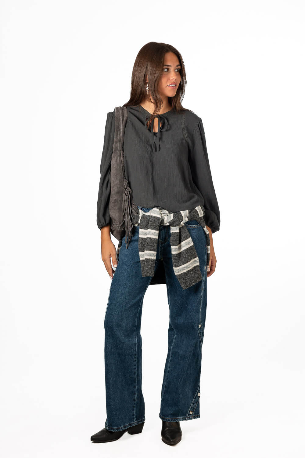 Blusa Ornella Gris