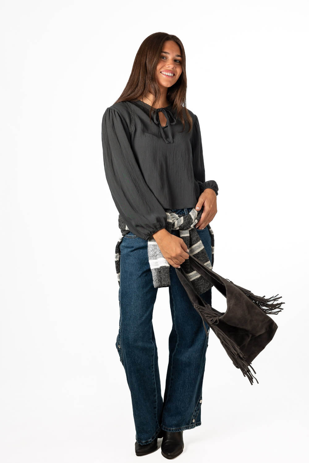 Blusa Ornella Gris