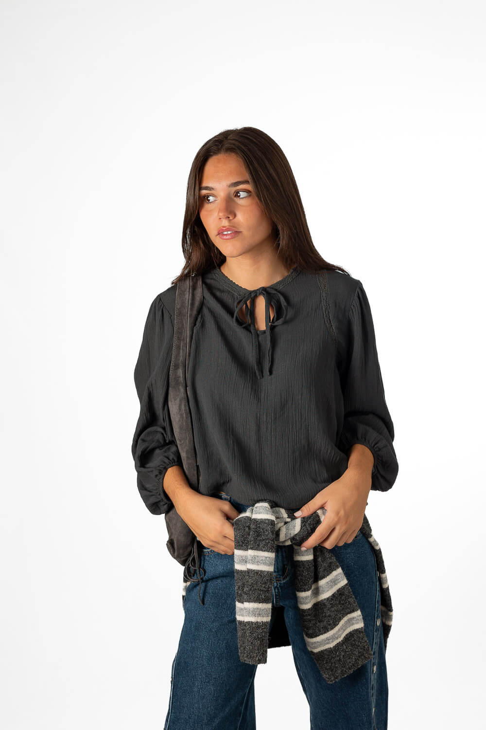 Blusa Ornella Gris
