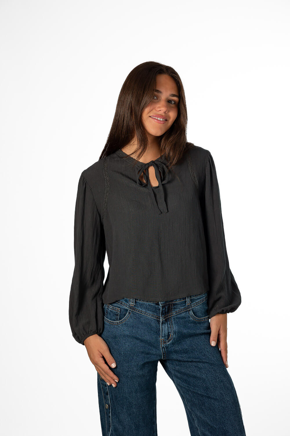 Blusa Ornella Gris