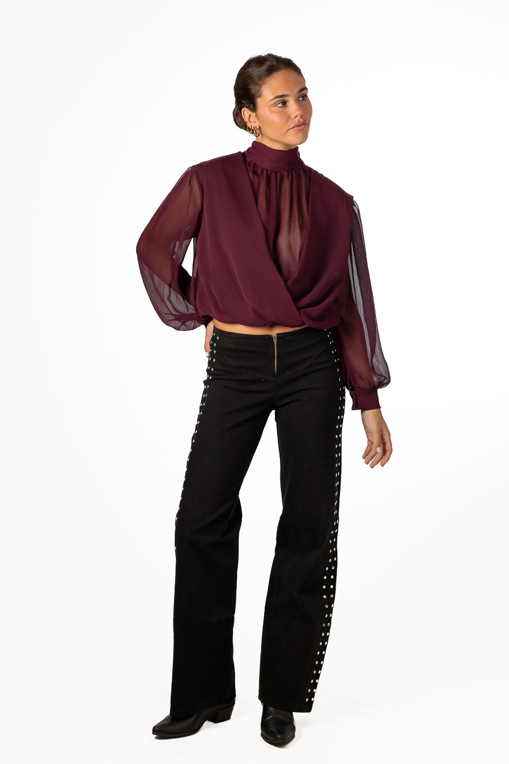 Blusa Rich Granate
