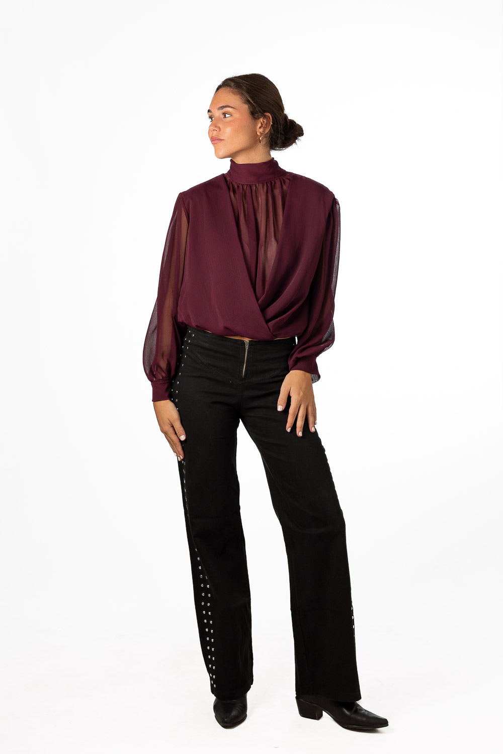 Blusa Rich Granate