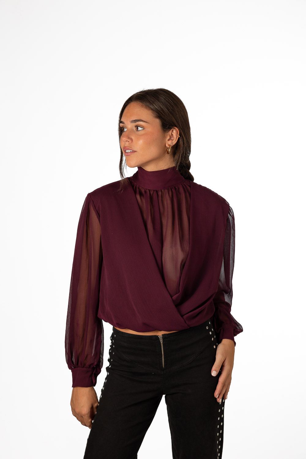 Blusa Rich Granate