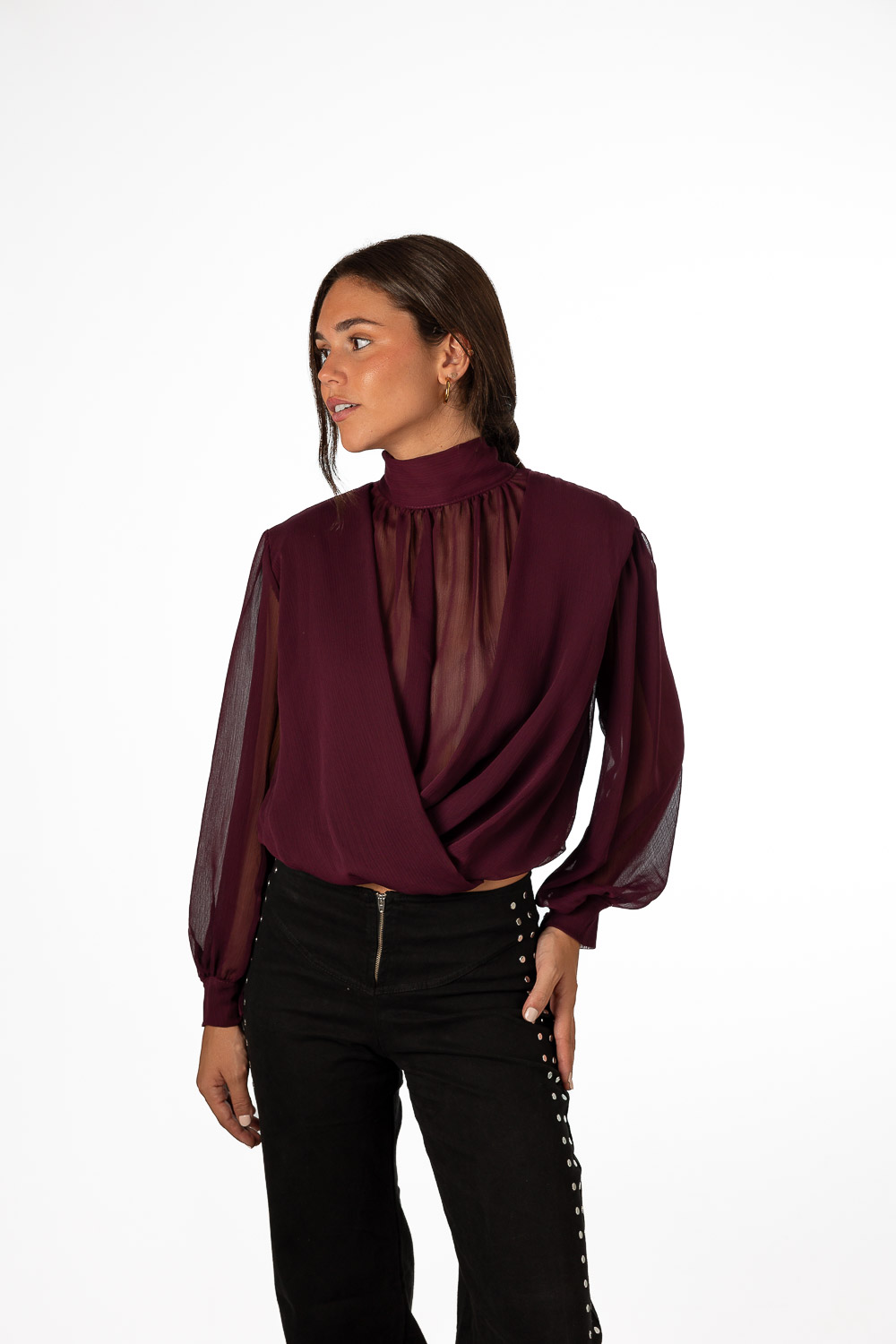 Blusa Rich Granate