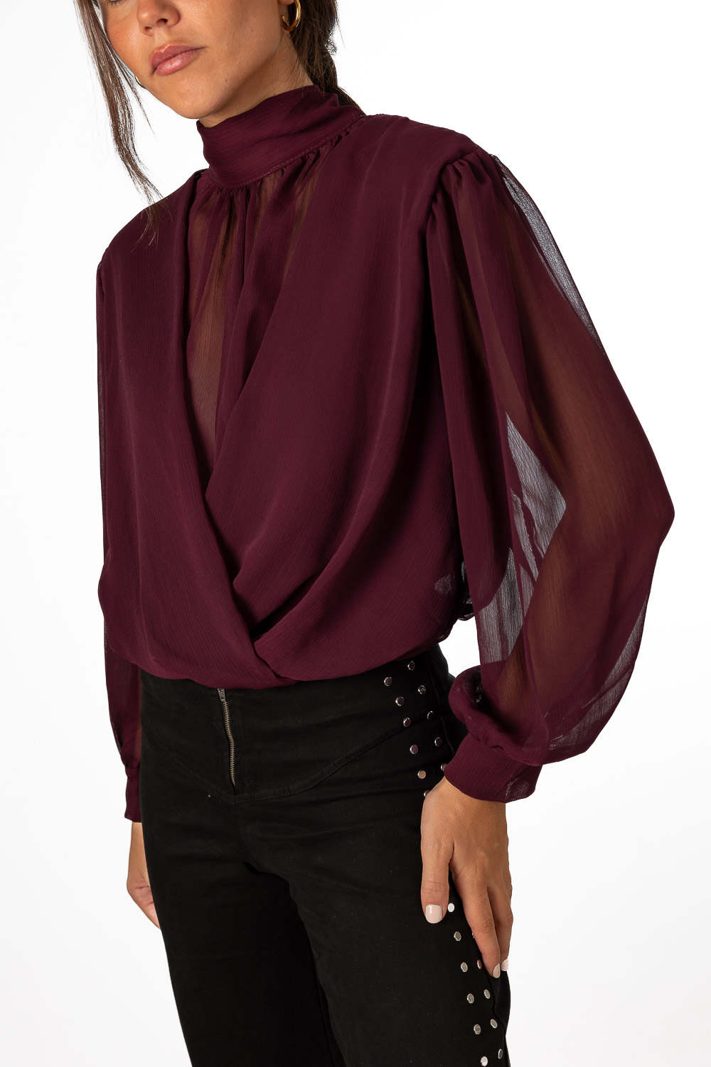 Blusa Rich Granate