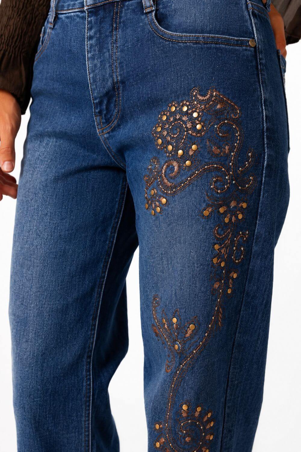 Jeans unhurried azul