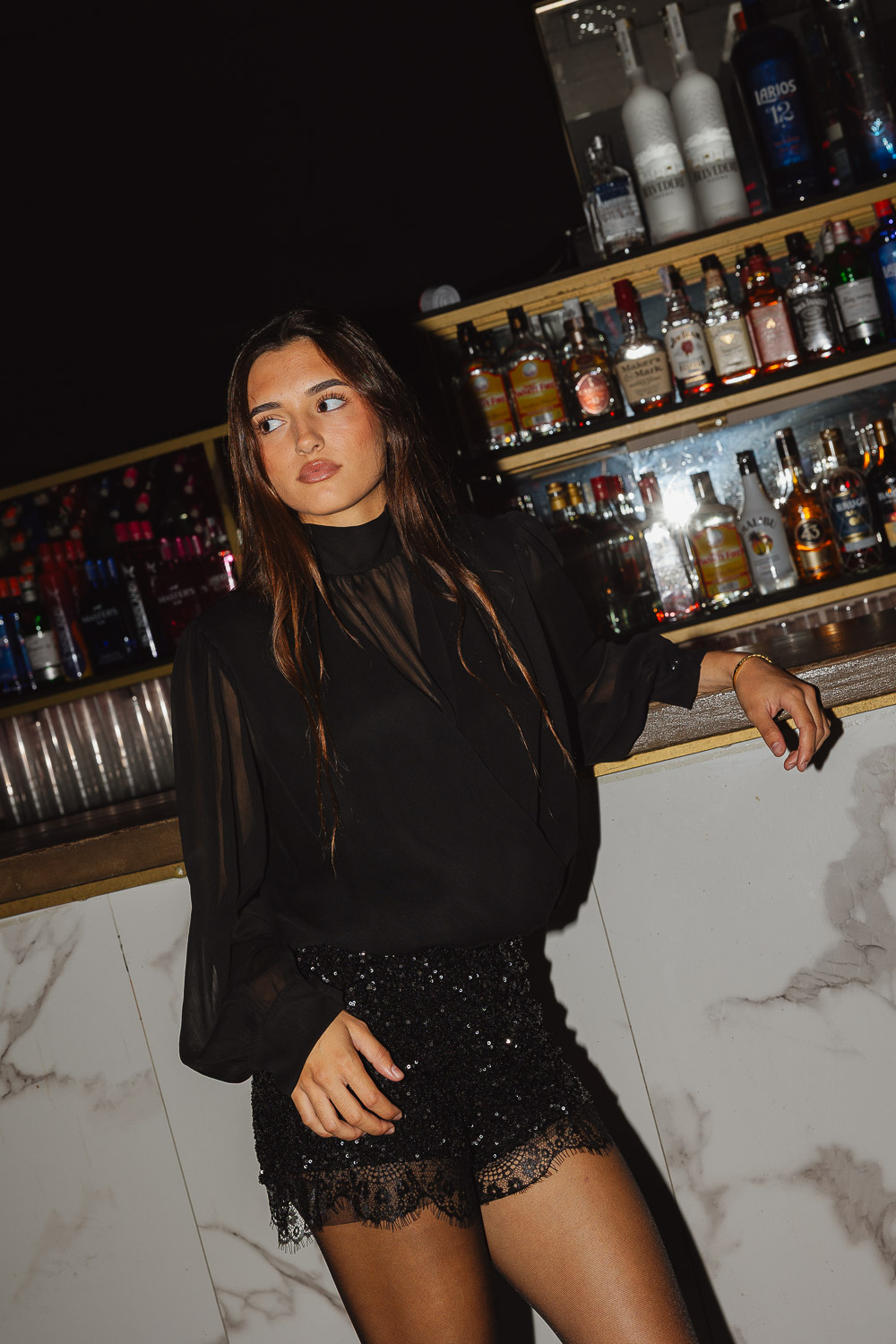 Blusa Rich negro