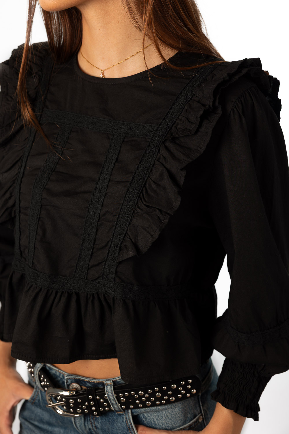 Blusa Wonderland Negro